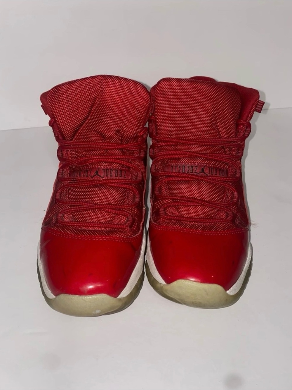 Jordan Kids Red High-Top Sneakers